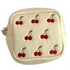Muloo Waterproof Cherry Makeup Pouch Fashion Fall Cosmetic Cases Women Makeup Organizer Toiletry Bag Travel Cosmetics Bags view 3