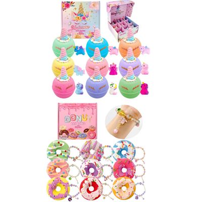 Bath Bombs for Kids with Surprise Inside, Kids Bath Bombs with Surprise Inside for Girls