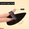 AICHHLIMFE 6 Pieces Powder Puff Large Triangle Makeup Puff for Loose Powder Body Powder Face Soft Velour Makeup Puff Reusable Powder Pad Pressed Applicator Sponges Beauty Makeup Tools, Black view 4