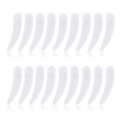 100PCS Cosmetic Spatulas, Small Makeup Spatula, Mini Plastic Makeup Scoop for Mixing and Sampling, Skin Care Facial Cream Mask Spatula (White)
