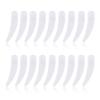 100PCS Cosmetic Spatulas, Small Makeup Spatula, Mini Plastic Makeup Scoop for Mixing and Sampling, Skin Care Facial Cream Mask Spatula (White) view 1