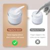 100PCS Cosmetic Spatulas, Small Makeup Spatula, Mini Plastic Makeup Scoop for Mixing and Sampling, Skin Care Facial Cream Mask Spatula (White) view 3