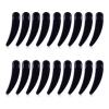 100PCS Cosmetic Spatulas, Small Makeup Spatula, Mini Plastic Makeup Scoop for Mixing and Sampling, Skin Care Facial Cream Mask Spatula (Black) view 1