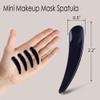 100PCS Cosmetic Spatulas, Small Makeup Spatula, Mini Plastic Makeup Scoop for Mixing and Sampling, Skin Care Facial Cream Mask Spatula (Black) view 3