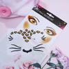 Leopard Face Jewels Penta Angel Stick On Face Costume Gems Self-Adhesive Halloween Dress Up Sticker for Festival Holiday Party Accessories (Leopard379) view 2