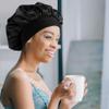 12 Pieces Satin Bonnet Hat for Women Sleeping Shower Caps Curly Hair Silky Bonnet Hair Wrap (Multi1) view 2