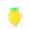 Mikinona Infant Bath Sponge Pineapple Sponge Brush for Baby Newborn Bathing Tropical view 3