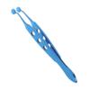 HAPINARY Metal Eyelid Tweezers for Women Meibomian Gland Massage Tweezers Eyelash view 1