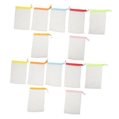 FOMIYES 20pcs Practical Soap Making Net Pouches for Easy Cleaning and Storage Random Soap for Bathing and Face Washing