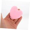 PLAFOPE 6pcs Heart Shaped Makeup Puff Small Powder Fine Texture Beauty for Women view 3