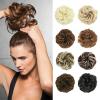 LOVULIFE Hair Chignon Synthetic Messy Bun Donut Bun Ponytail Hair Extensions Hair Bun with Elastic Rubber Band Hair Bun for Women Messy Bun Hair Piece (Color : 22H27A) view 3