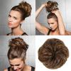 LOVULIFE Hair Chignon Synthetic Messy Bun Donut Bun Ponytail Hair Extensions Hair Bun with Elastic Rubber Band Hair Bun for Women Messy Bun Hair Piece (Color : 22H27A) view 4