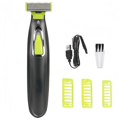 Beard Trimmer for Men, Rechargeable Mens Grooming Kit Washable Mens Electric Razors for Shaving Face, Beard, Mustache Trimmer and Hair Clippers, Double Sided Tooth Razors Face Trimmer for Men