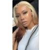 UIOKLMJH Lace Front Wig Body Wave Synthetic Lace Wig Lace Frontal Wigs For Women Hair Cosplay Straight 13X1 Lace Front Wigs#22INCHES view 2