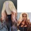 UIOKLMJH Lace Front Wig Body Wave Synthetic Lace Wig Lace Frontal Wigs For Women Hair Cosplay Straight 13X1 Lace Front Wigs#22INCHES view 4
