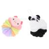 Baluue 2pcs Cartoon Animal Bath Sponge Loofah Body Exfoliating Scrubber for Gentle Skin Cleansing Soft Pe Material for Boys and Girls and Adults Bathroom Accessory view 4