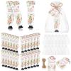 Dansib 48 Sets Winter Baby Shower Hand Cream Gift Party Favors for Guests Gift Bulk Mini Travel Size Hand Lotion Set for Guests(Flower) view 1