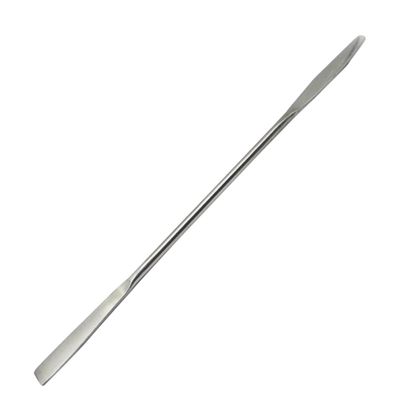 Beatifufu Stylish Makeup Palette Stainless Palette Stick Mixing Tool Spatula Foundation Lipstick Silver