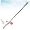 Beatifufu Stylish Makeup Palette Stainless Palette Stick Mixing Tool Spatula Foundation Lipstick Silver view 4