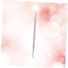 Beatifufu Cuticle Remover Tool Stainless Steel Nail Cleaner Dual-ended Spoon Design for Men Women Professional Cuticle Peeler Scraper for Deep Nail Care Portable Lightweight view 2