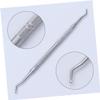 Beatifufu Cuticle Remover Tool Stainless Steel Nail Cleaner Dual-ended Spoon Design for Men Women Professional Cuticle Peeler Scraper for Deep Nail Care Portable Lightweight view 4