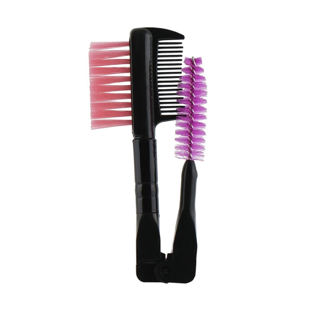 Beatifufu Double-end Eyelash and Eyebrow Brush Tool Lightweight Spoolie Applicator for Mascara for Grooming Lashes and Brows Random Design