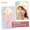Ciieeo Bathing Hair Drying Wrap Super Absorbent Coral Fleece Hair Hat for Quick Drying Wet Comfortable Shower Cap for and Curly for Home Use view 3
