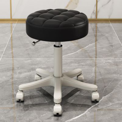 SFKLYU Rolling Swivel Stool, Stool Round Swivel Chair, Beauty Salon Counter Work Stool Adjustable 41-53 cm Heavy Duty Medical Stool with Wheels,A10