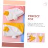 Ciieeo Wet Hair Wrap Towel Super Absorbent Shower Hair Turban for Quick Drying Bathing Gym and Travel Coral Fleece Material Vibrant Yellow view 3