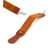 Beatifufu Barber Straight Razor Sharpening Belt Cowhide Double Layer Coarse Fine Sides Razor Men Shaving Belt view 2