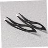 Beatifufu Tip Eyebrow Tweezers 2pcs Stainless Steel for Women Men Eyebrow Removal Fine Hair Tweezers Safe for Sensitive Skin view 3