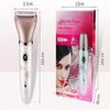 Epilator, Hair Removal for Women, Shaver& Trimmer, 2 in 1 Electric Epilator Women Face Armpit Body Bikini Trimmer ShaverWaterproof Rechargeable Hair RemovalThe safety has a beautiful, low noise desig view 2