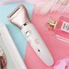 Epilator, Hair Removal for Women, Shaver& Trimmer, 2 in 1 Electric Epilator Women Face Armpit Body Bikini Trimmer ShaverWaterproof Rechargeable Hair RemovalThe safety has a beautiful, low noise desig view 3