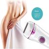 Epilator, Hair Removal for Women, 3 in 1 Rechargeable Razors Bikini Trimmer Hair Removal Shaver for Facial Body Armpit Leg Foot Grinder Shaver Foot CareThe safety has a beautiful, low noise design view 2