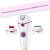 Epilator, Hair Removal for Women, 3 in 1 Rechargeable Razors Bikini Trimmer Hair Removal Shaver for Facial Body Armpit Leg Foot Grinder Shaver Foot CareThe safety has a beautiful, low noise design view 4