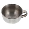 FOMIYES Sturdy Stainless Steel Shaving Bowl with Handle Durable Foam Brush Vessel for Men Non-slip Design for Easy Lathering Portable for Home Travel Use view 1