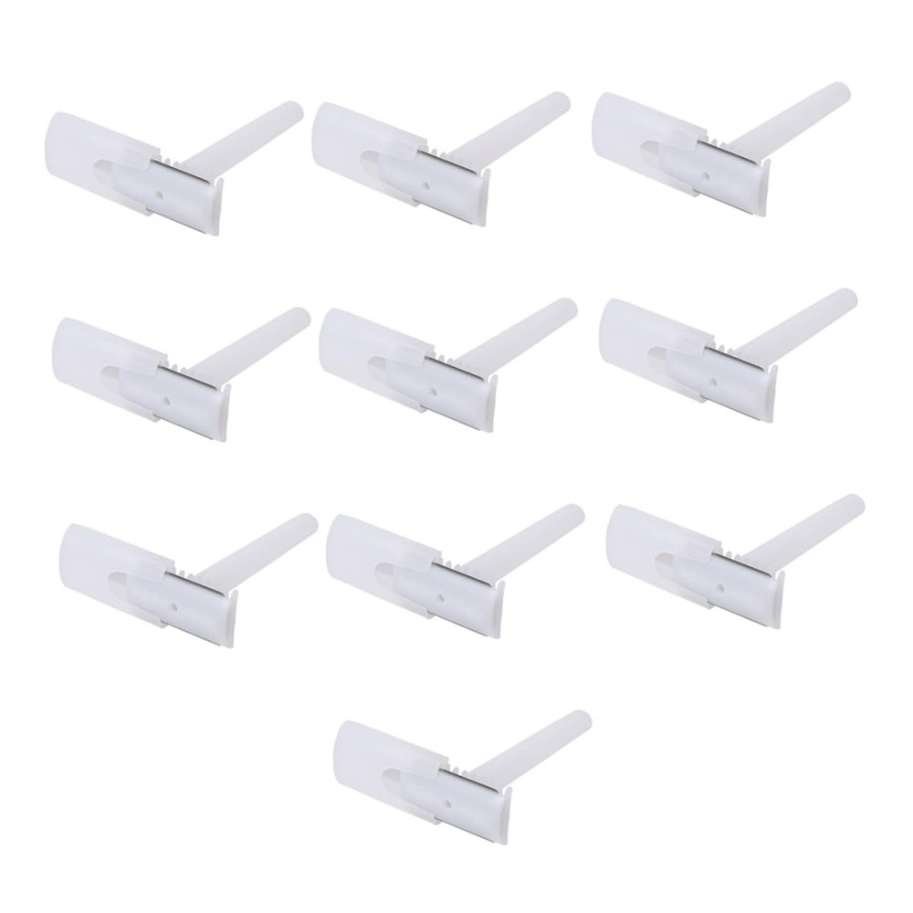 FOMIYES 25pcs Disposable Hair Shaving Razors for Women and Men Portable Armpit Privates Hair Shavers White Easy Control for Precise Shaving Personal Areas