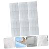 COOLHIYA 12sheets Transparent Ear Tape for Women Discreet Silicone Ear Support Stickers view 2