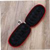 HAPINARY Portable Essential Oil Key Case with Sturdy Zipper and Elegant Handle Holds Bottles Compact Oil Storage Pouch for Travel and Home in Red view 4