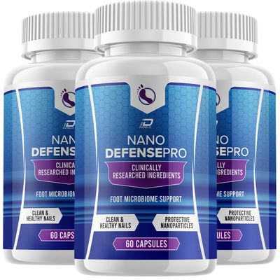 Nano Defense Pro Probiotic Supplement - NanoDefense Pro Advanced Formula for Healthy Nail Support Capsules Maximum Strength Men Women (3 Pack - 180 Capsules)