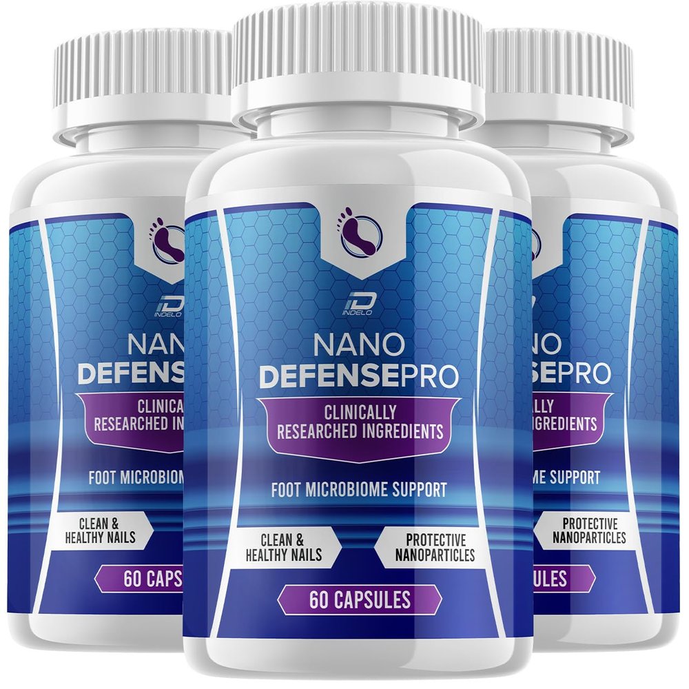 Nano Defense Pro Probiotic Supplement - NanoDefense Pro Advanced Formula for Healthy Nail Support Capsules Maximum Strength Men Women (3 Pack - 180 Capsules)