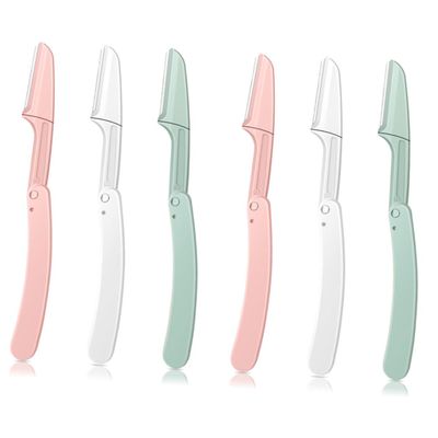 Beaupretty 6pcs Professional Eyebrow Shaper Women's Face Razors Portable Beauty Tool Razor Grooming Kit
