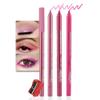 evpct 3Pcs Shimmer Pink & Shimmer Peach Red & Rose Red Gel Glitter Eyeliner Pencils Set for Women Waterproof Smudge Proof lapiz de ojos delineador de ojos contra el agua Eye Liner Makeup 03 04 21 view 1