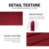 evpct 1Pcs Dark Sexy Red Matte Liquid Lipstick Lip Gloss Glossy Set for Black Women 24 Hour Silky Velvet Lipstick labiales matte larga duracion mate 24 horas originales 06# view 4