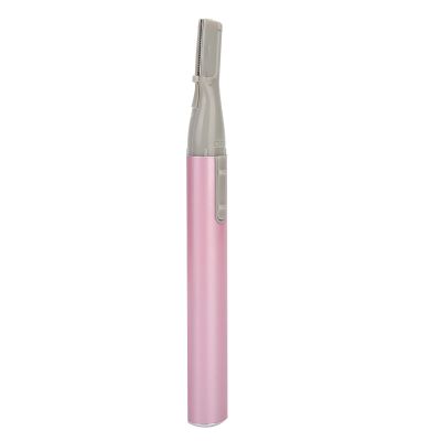Electric Eyebrow Trimmer Women's Eyebrow Trimmer Women's Shaver Portable Shaver, Facial Razors for Face Lips Nose Facial Hair Removal Pink
