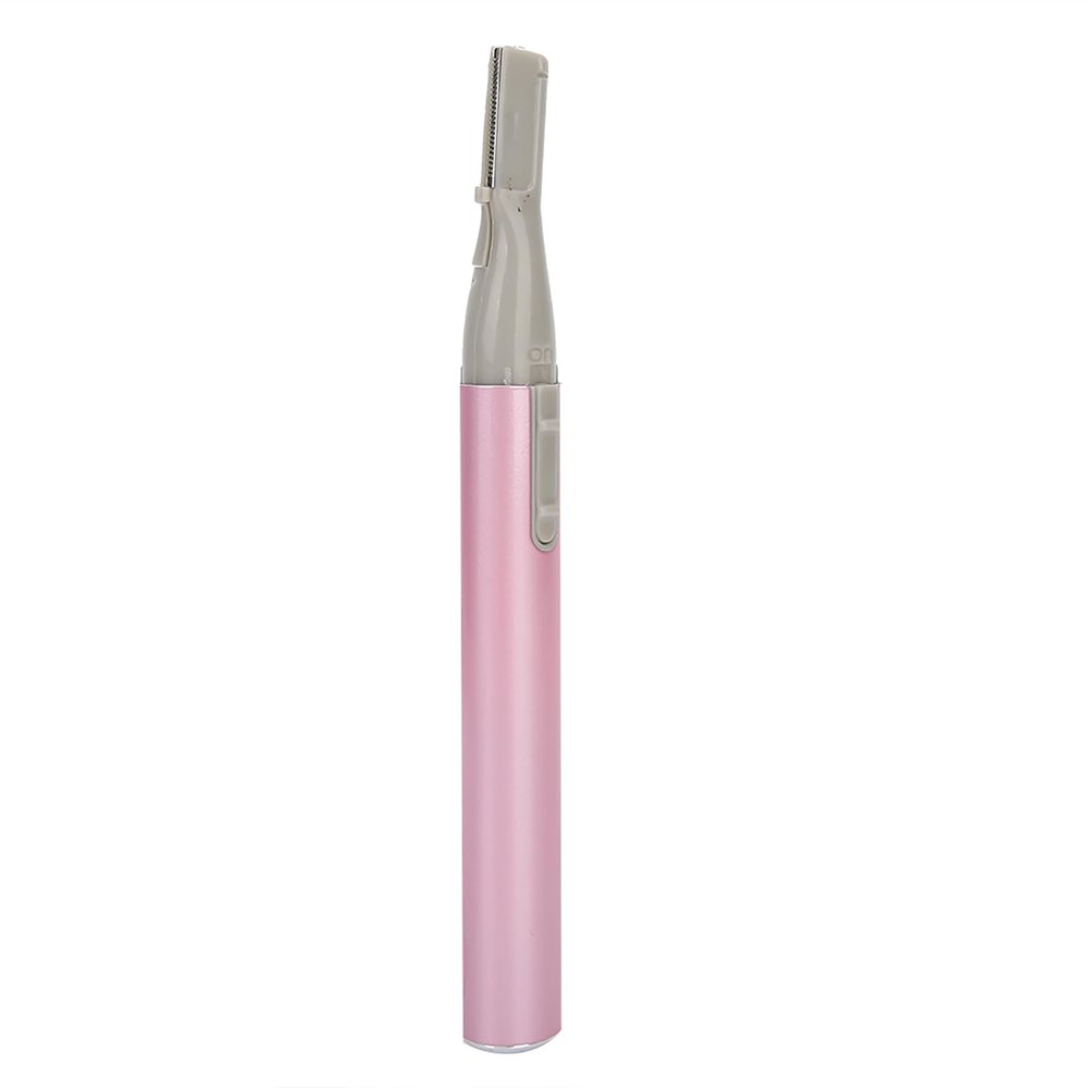 Electric Eyebrow Trimmer Women's Eyebrow Trimmer Women's Shaver Portable Shaver, Facial Razors for Face Lips Nose Facial Hair Removal Pink