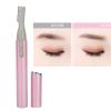 Electric Eyebrow Trimmer Women's Eyebrow Trimmer Women's Shaver Portable Shaver, Facial Razors for Face Lips Nose Facial Hair Removal Pink view 3