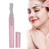 Electric Eyebrow Trimmer Women's Eyebrow Trimmer Women's Shaver Portable Shaver, Facial Razors for Face Lips Nose Facial Hair Removal Pink view 4