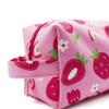 PONETTE - Toiletry Bag, Children, Girl, Youth, Fun, Toiletry Bag, Travel Toiletry Bag, Case, Spanish Brand, Strawberry, Green, Children's Toiletry Bag view 3