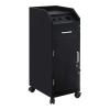 Black Mobile Multifunctional Salon Trolley Makeup Cart, Cart Organizer on Wheels,Hairdressing Tools Rolling Cart, Salon Trolley Cart with Wheels for Salon Station view 2